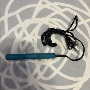 Blue Revlon Mini Hair Straightener
